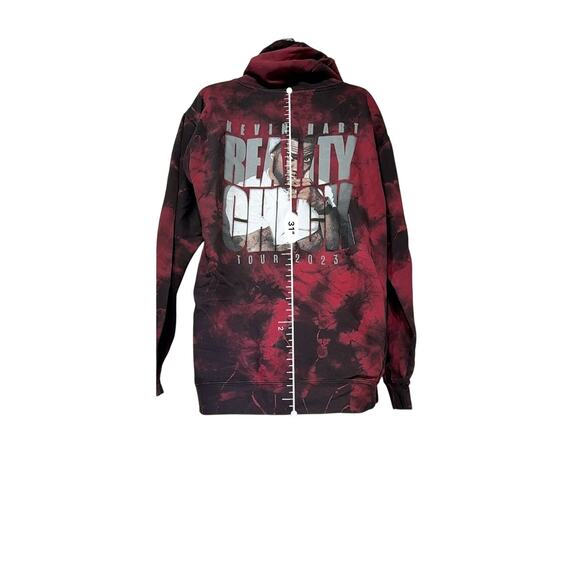 Kevin Hart Reality Check Tour 2023 Merch Exclusive Tie Dye hoodie size L - Picture 1 of 5